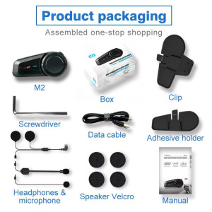 MAXTO M2 6 RIDER HELMET INTERCOM