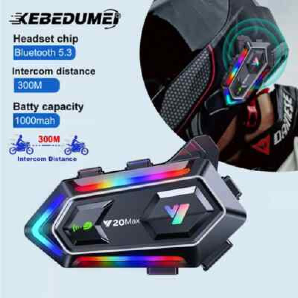 Y20 MAX 2 RIDER HELMET BLUETOOTH INTERCOM
